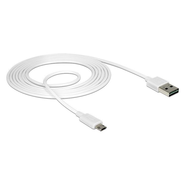 Delock USB A-MicroB (2 m, USB 2.0) (84808)