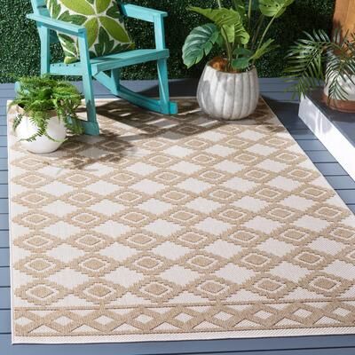 SAFAVIEH Global Anushree Indoor/Outdoor Waterproof Rug