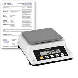 PCE Instruments PCE-BSK 5100-ICA Tischwaage Wägebereich (max.) 5100 g Ablesbarkeit 0.2 g netzbetrieben Weiß