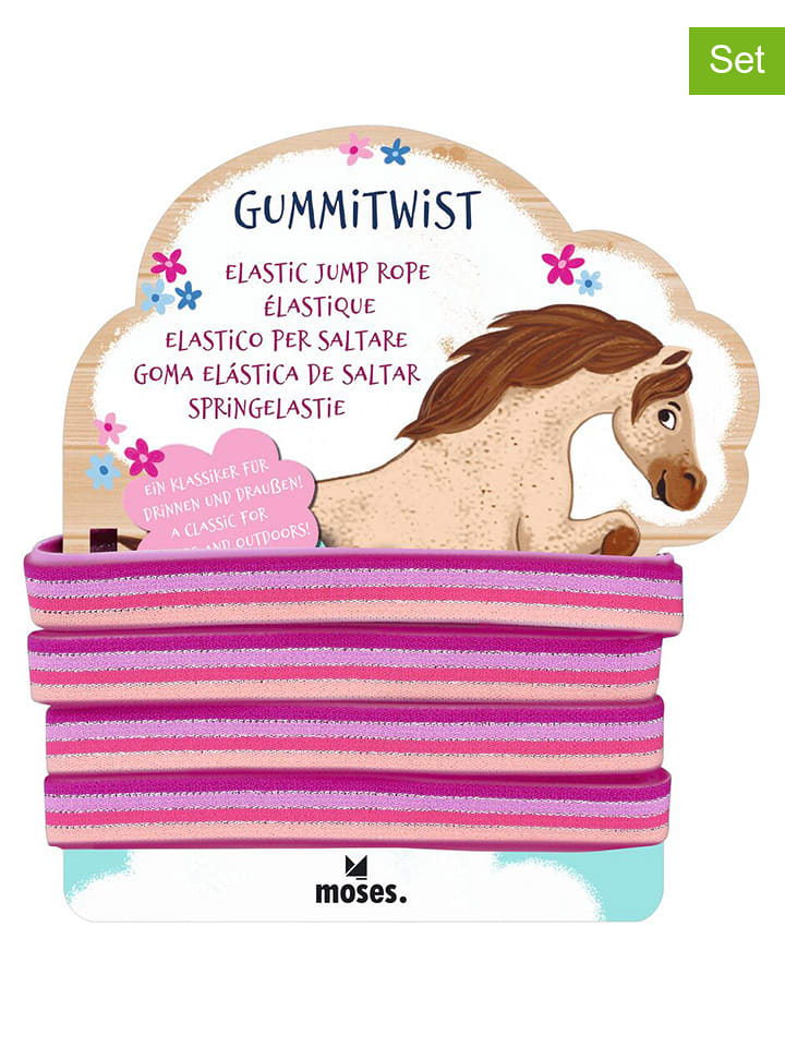 moses. 2er-Set: Gummitwist "Pferde" - ab 3 Jahren - onesize