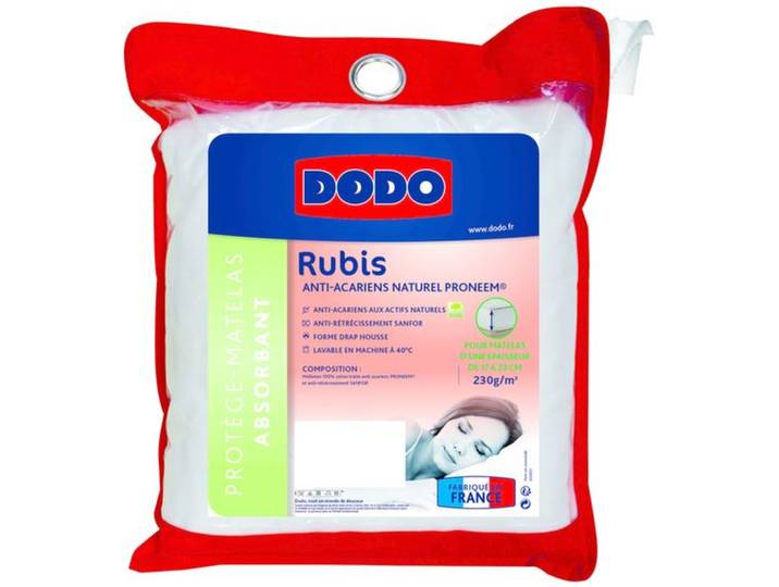 Protège matelas 2x90x200 cm DODO RUBIS