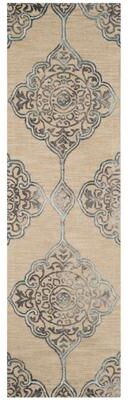 SAFAVIEH Handmade Dip Dye Luana Medallion Wool Rug