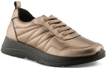Women's Clariona Sneakers by Flexus by Spring Step in Bronze (Size 6 1/2 M)