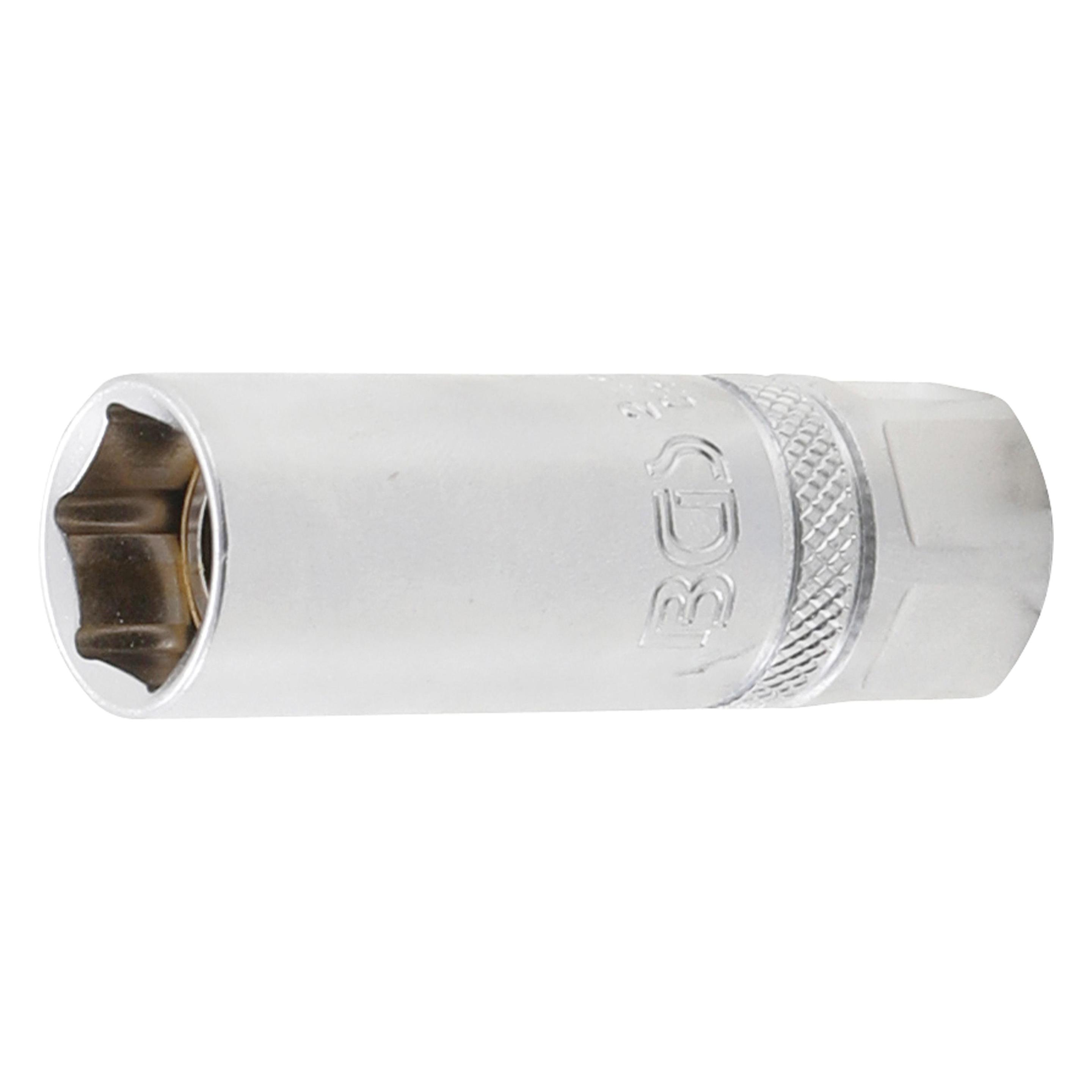 BGS Zündkerzen-Einsatz mit Magnet, Sechskant Antrieb Innenvierkant 12,5 mm (1/2") SW 16 mm (2468)