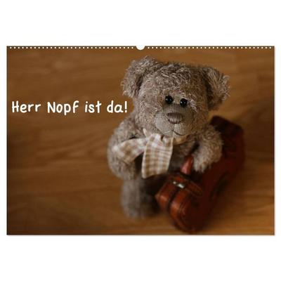 Herr Nopf ist da! (Wandkalender 2027 DIN A2 quer), CALVENDO Monatskalender
