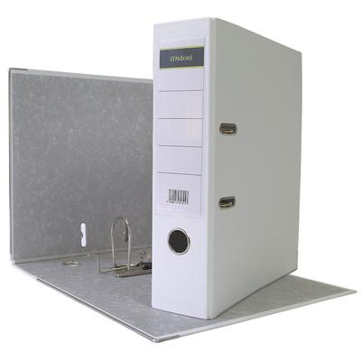 Midori 5 x Ordner A4 8 cm PP Kunststoff Weiss Aktenordner Briefordner Breit 80 mm