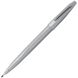 Pentel Filzstifte Sign Pen, S520-N, Strichbreite 0,8mm, grau
