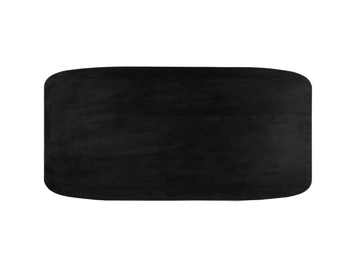 Tischplatte Smooth Mangoholz massiv Schwarz Massivholz B 240 T 100 cm - Tischplatte
