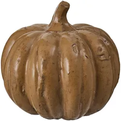IB Laursen Terracotta Kürbis Braun glasiert, Ø 15 cm x H 13,5 cm
