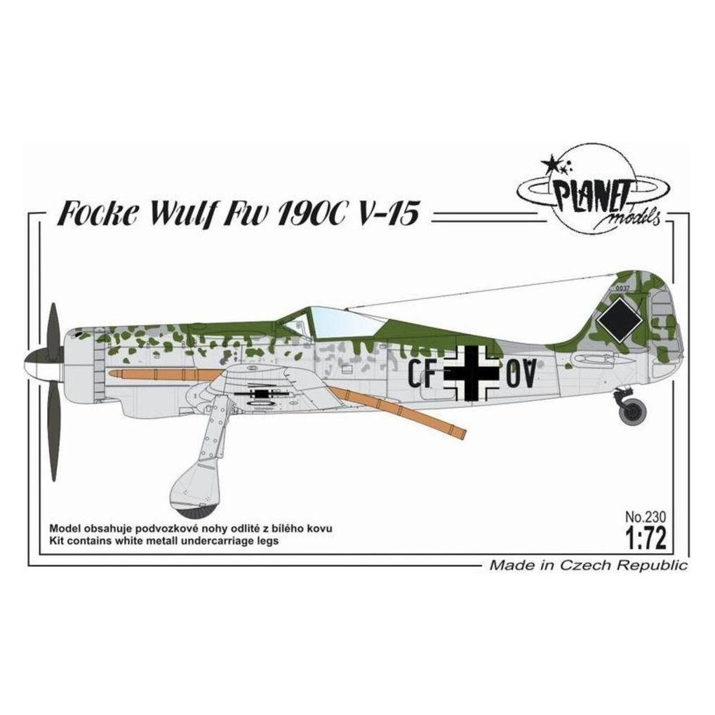 Planet Models Focke Wulf Fw 190C V-15 (129-PLT230)
