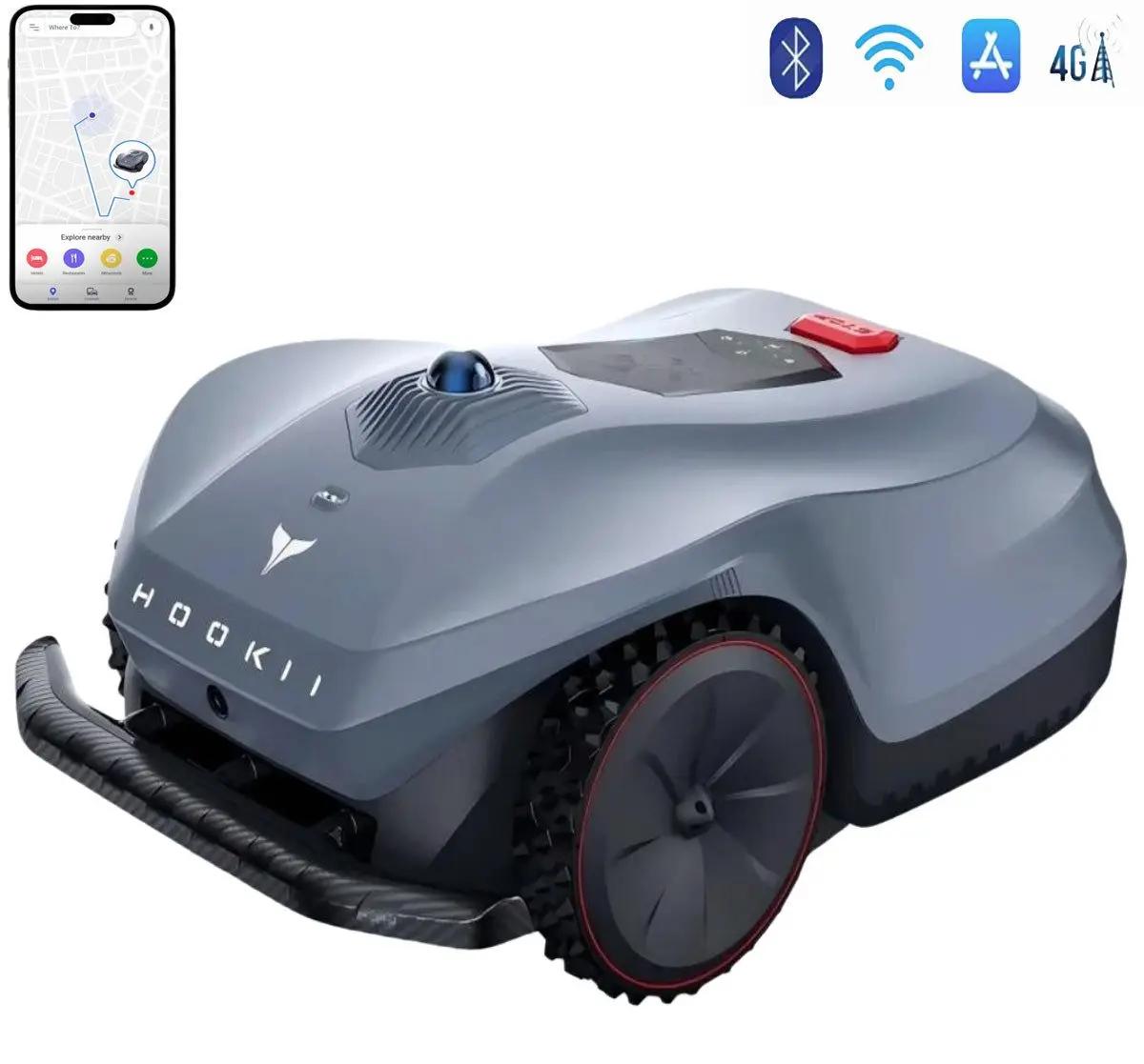 Rasenroboter Mähroboter - Modell X-4000 - GPS & App-Steuerung - 4G ohne RTK-Station - Bis 4000 m² - IPX5 & dreifacher Diebstahlschutz - 30-85 mm Schnitthöhe, 45 % Steigung