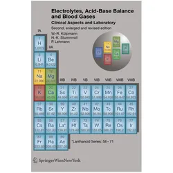 Electrolytes, Acid-Base Balance and Blood Gases, Fachbücher von Paul Lehmann, Wolf Rüdiger Külpmann, H.-K. Stummvoll