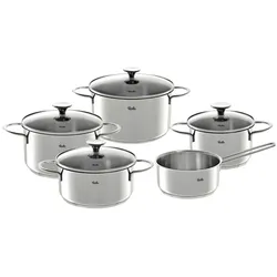 Fissler Topfset Copenhagen 5tlg. Edelstahl Silber