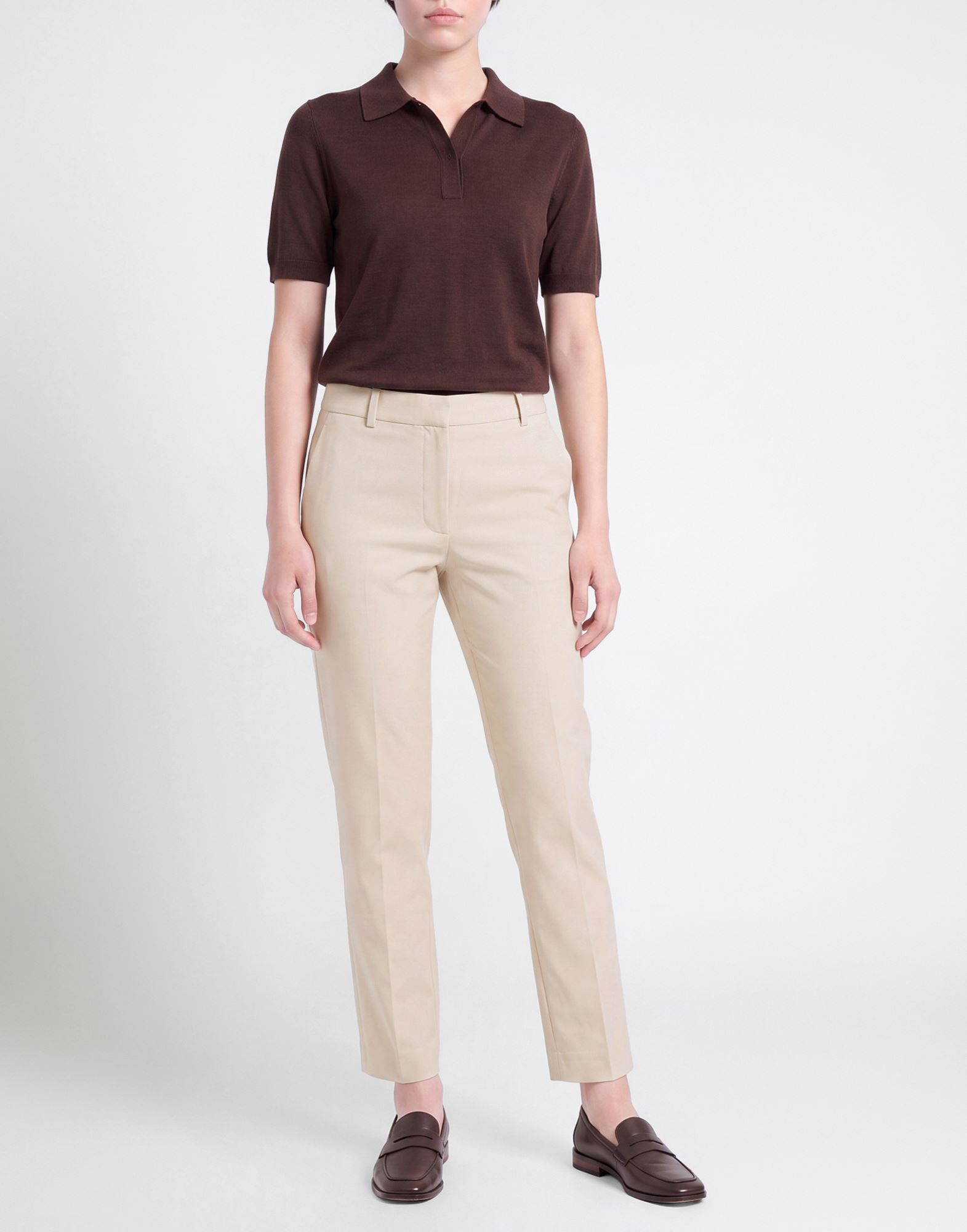 Joseph Pantalones Mujer Beige 38 Mujer