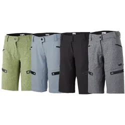 IXS Sever 6.1 Damen BC Shorts Schwarz Größe 36
