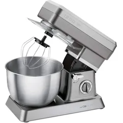Clatronic Küchenmaschine, Küchenmaschine, Silber