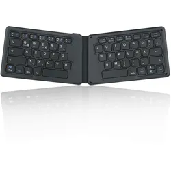 Perixx PERIBOARD-805 Ergo – Faltbare Bluetooth-Tastatur, ergonomisches Design, kompatibel mit iOS, Android