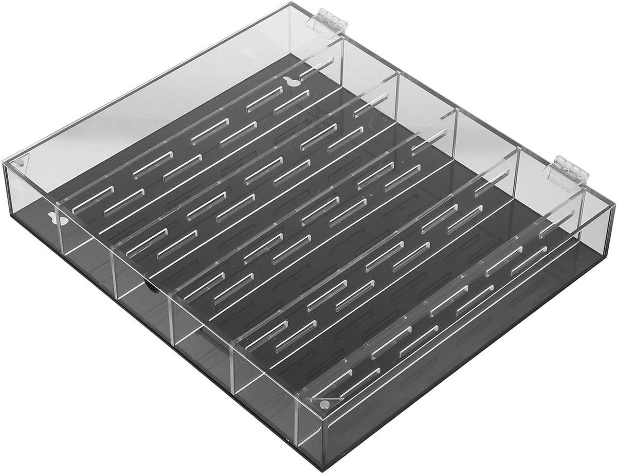 Munten Display Organizer Zwart - Verzamelhouder voor 45 Munten