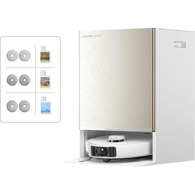 DREAME Saugroboter "Matrix10 Pro", weiß, B:35cm H:10,4cm T:35cm, Saugroboter, Basisstation, App-Steuerung