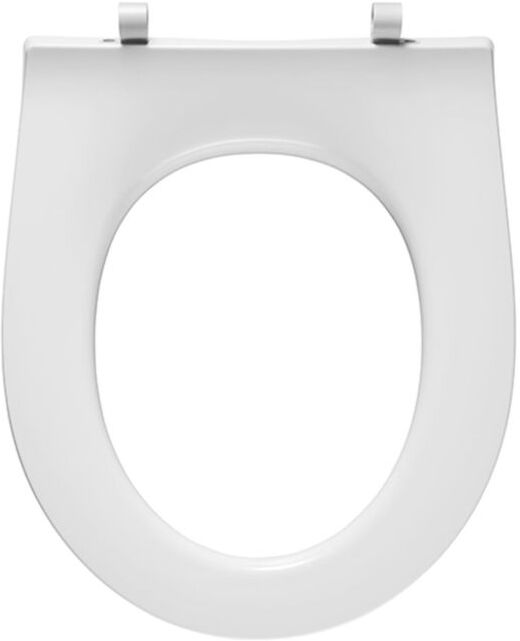 Pressalit Objecta Pro WC-Sitz 989011-DF7999 weiß polygiene, ohne Deckel, Standard, Festscharnier DF7, Edelstahl