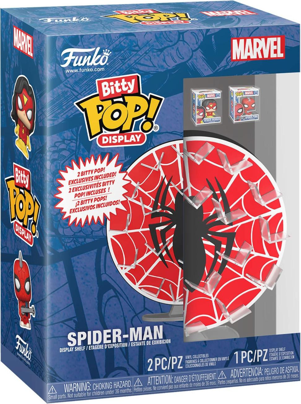 Funko Marvel Bitty POP! Display met 2 Vinylfiguren Spider-Man Web