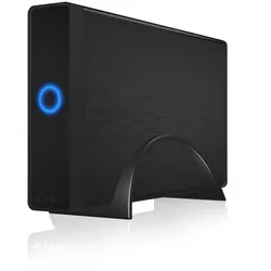 ICY BOX IB-377U3 Ext. Gehäuse f. 3,5" SATA (I-III) 6 Gbit/s HDD USB 3.2 Gen 1, UASP, schwarz