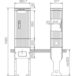 ABN Anschlusssäule SL152