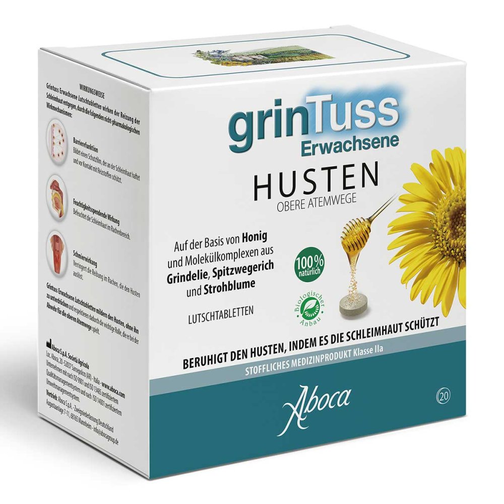 ABOCA S.P.A. SOCIETA' AGRICOLA Grintuss Erwachsene mit Poliresin Tabletten 13365625