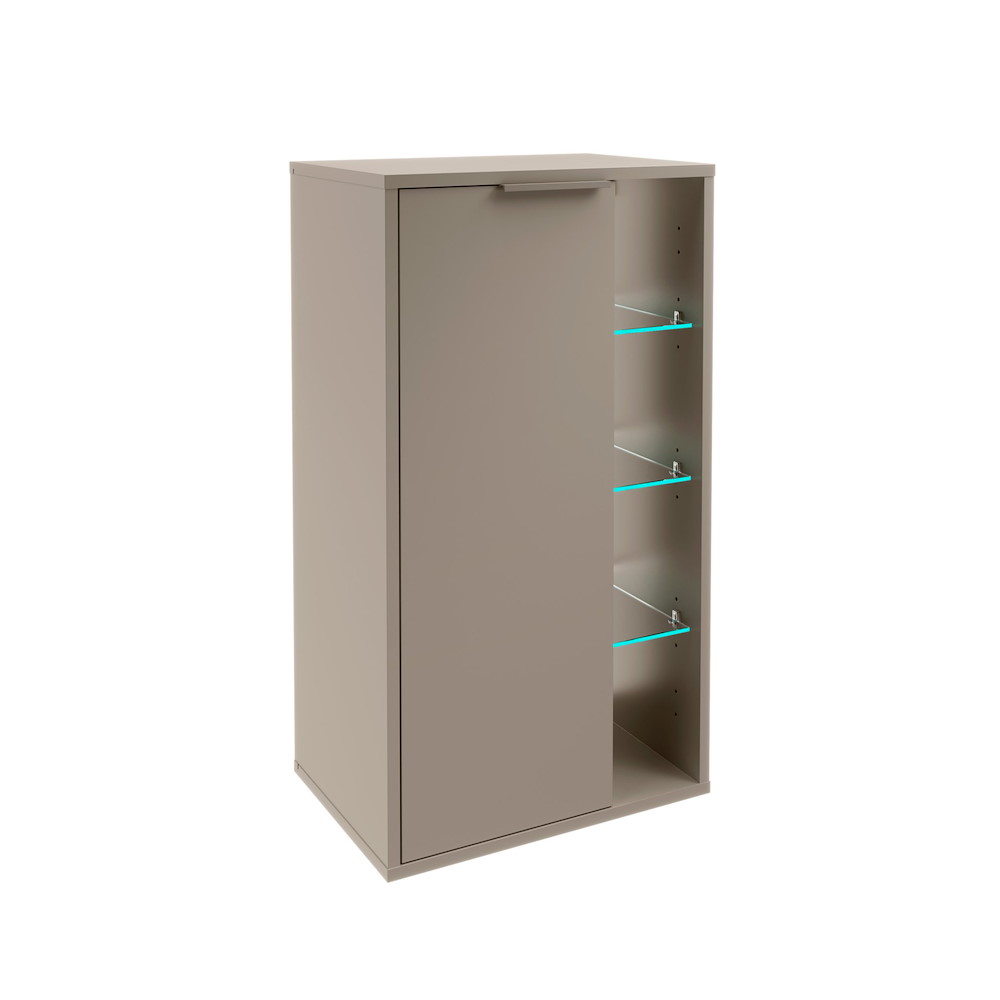 FACKELMANNGMBH B.Paris F-Midi rechts Cubanit Grau 470x842x320 mm 16969813