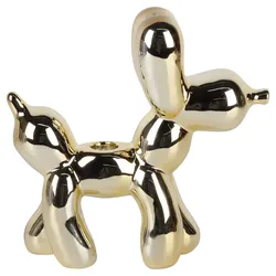 Skulptur Balloon Goldfarben