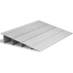 VEVOR Türschwellenrampe, 550x865x115 mm, Rollstuhlrampe aus Aluminiumlegierung mit einer Tragkraft von 360 kg, Bordsteinrampe für Heimtreppen für Rollstühle Roller Gehhilfen Fahrräder Dreiräder