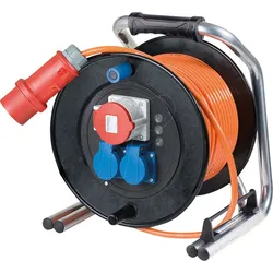 AS-SCHWABE 20753 - CEE-Panzer-Vollgummi Kabeltrommel, 30 m