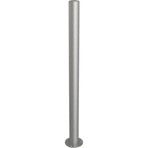 Schake Absperrpfosten 4062P, silber, aus Edelstahl, zum Aufdübeln, 6 x 90cm, starr