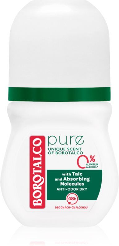 Borotalco Pure Original Deoroller ohne Aluminiumsalze 50 ml