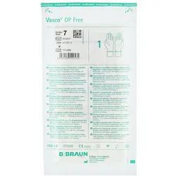 B. Braun Vasco OP Free Einmalhandschuhe Polyisopren naturweiß steril 40 Paar - 7 2 St