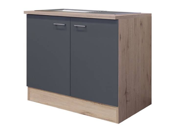 Spülenunterschrank RALPH San Remo Eiche /grau