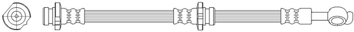 K&K FT0129 Bremsschlauch