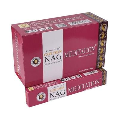 Räucherstäbchen Vijayshree 'Golden Nag Meditation' 15gr.
