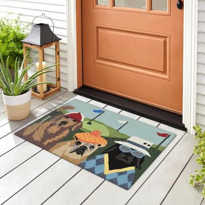 Lush Decor Frontporch Putts & Mutts Indoor/Outdoor Rug