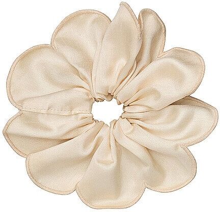 BECKSÖNDERGAARD Haargummi TILA SCRUNCHIE Birch White creme W