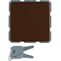 Hager Steckd SCHUKO Klap Schloss WG UP IP44 br