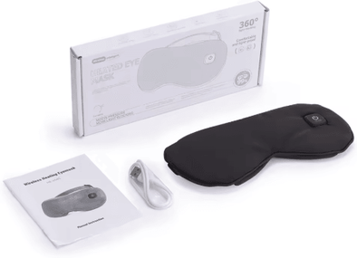 Inspire Picks DreamEase Pro USB Heated Eye Mask With 3 Mode Massage silk Fabric