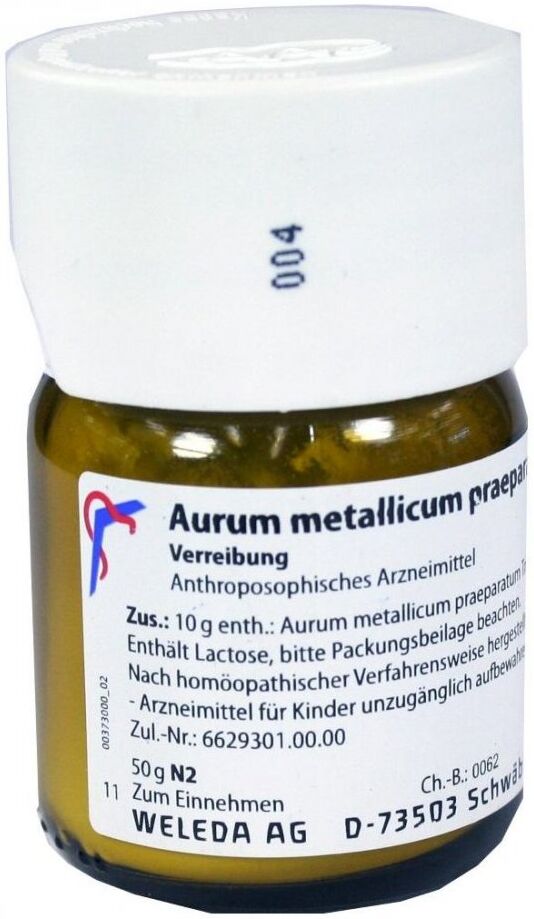 Aurum Metallicum Praep. D6 Trituration