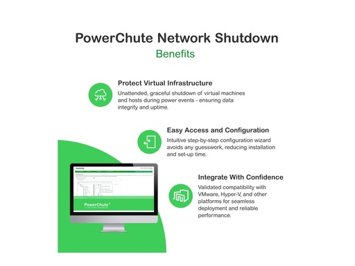 APC PowerChute Network Shutdown for Virtualization and HCI - Abonnement-Lizenz (6 Jahre) (SWPCNS6Y-DIGI)
