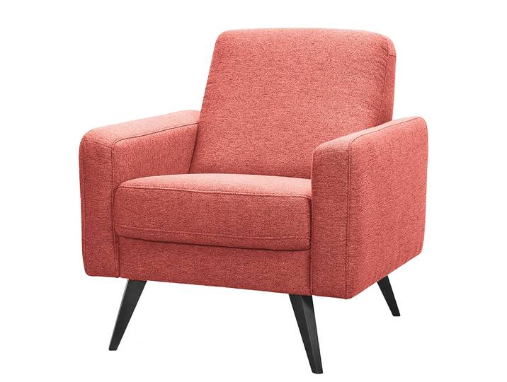 Sessel Helper Pink/Koralle Webstoff Cavo 82 x 87 x 80cm