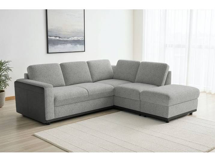 sit&more Cordoba L-Form, B: 232 cm, optional Schlaffunktion & Stauraum Couch mit XXL-Komfort, großzügige Sitzfläche
