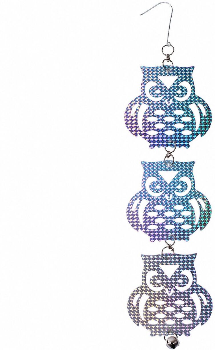 INF Épouvantail réfléchissant en forme de hiboux 1 pack