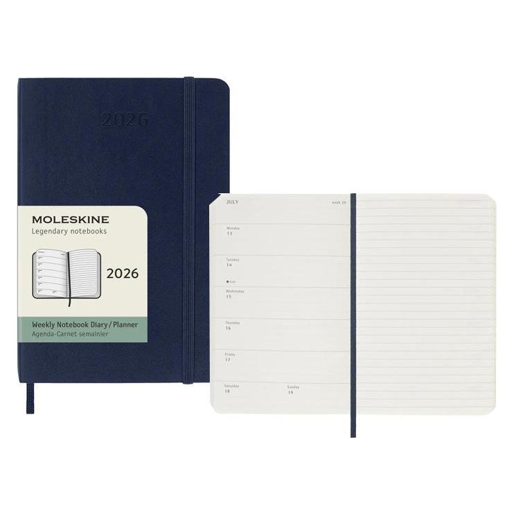 Moleskine Wochenkalender (A6, Pocket, 1 Woche / 1 Seite) (DSB2012WN2Y26)