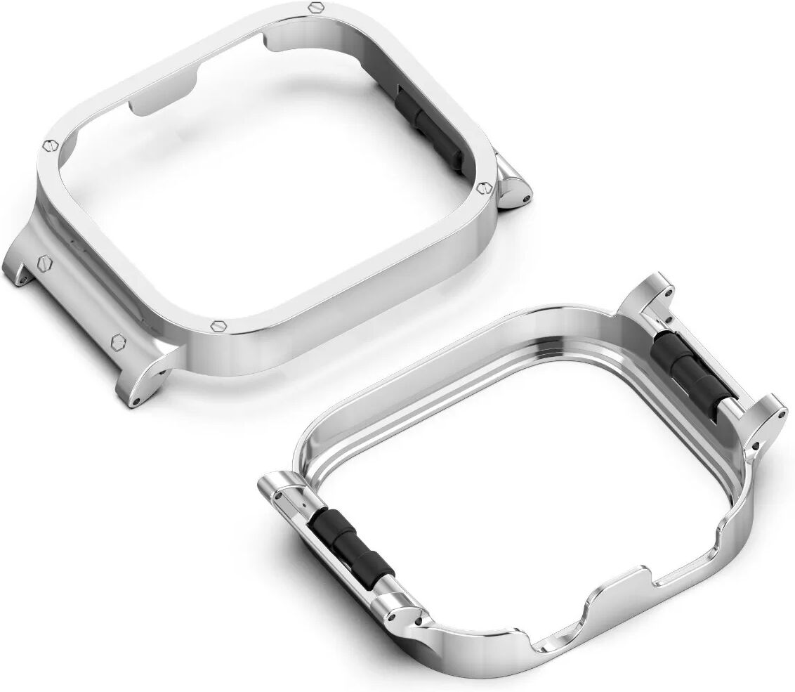 INF Redmi Watch 6 Kompatibles Edelstahl-Metallgehäuse (20mm Innendurchmesser) Silber