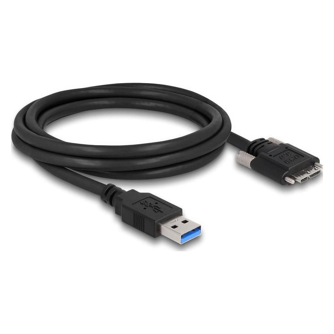 Delock USB 3.0-Kabel USB A - Micro-USB B 2 m (2 m, USB 3.2 Gen 1) (87800)